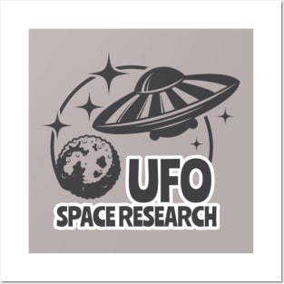 ufo space research Posters and Art